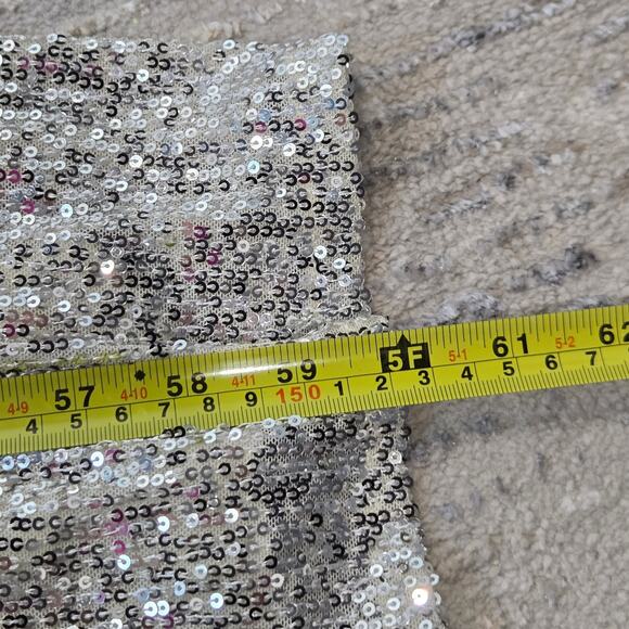 NWT Bump Biddy Maternity Event Dress Sequin Maxi Short Sleeve Small Style 9326 - Picture 8 of 8